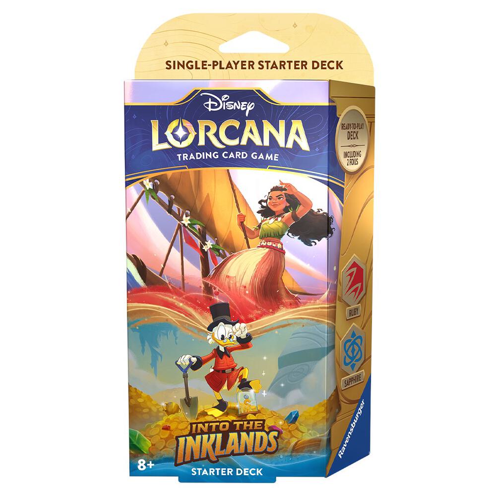 Disney Lorcana: Into the Inklands Starter Deck (Ruby & Sapphire