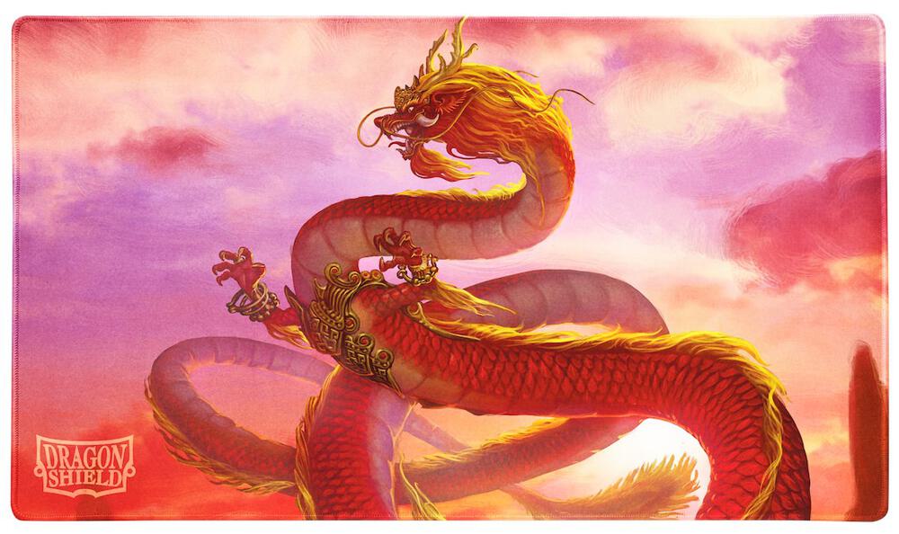 騎士皇アークシーラ プレイマットインドネシア Duel Spirits 2024 Dragon Shield Playmat (Limited Edition) - Year Of The Wood Dragon