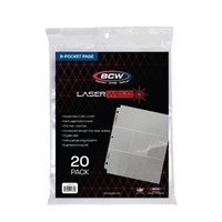 BCW 9-Pocket Laserweld Pages (20ct.) from BCW Storage Album Pages Pokemon card image