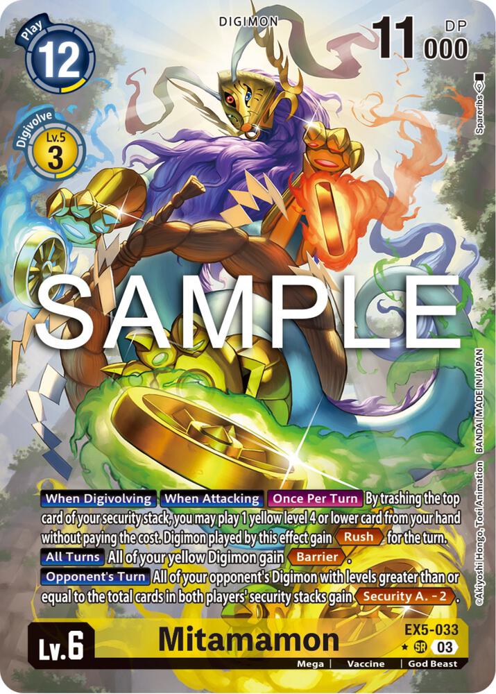 Mitamamon Alternate Art digimon card