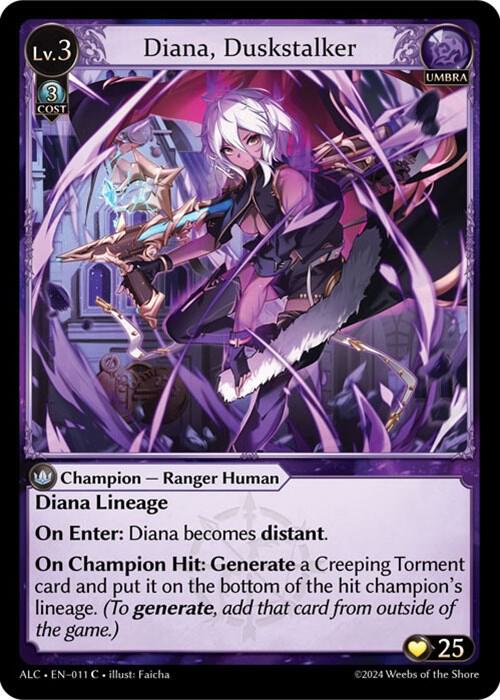 Diana, Duskstalker - Alchemical Revolution - Grand Archive TCG