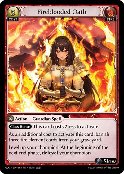 Fireblooded Oath card