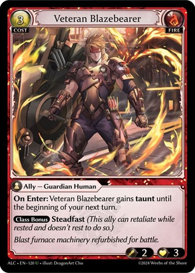 Veteran Blazebearer card