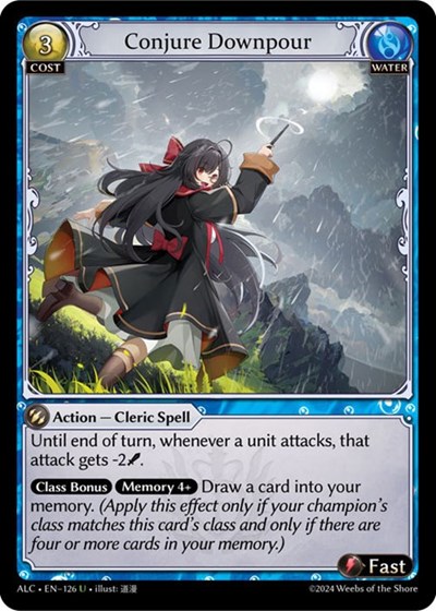 Conjure Downpour card