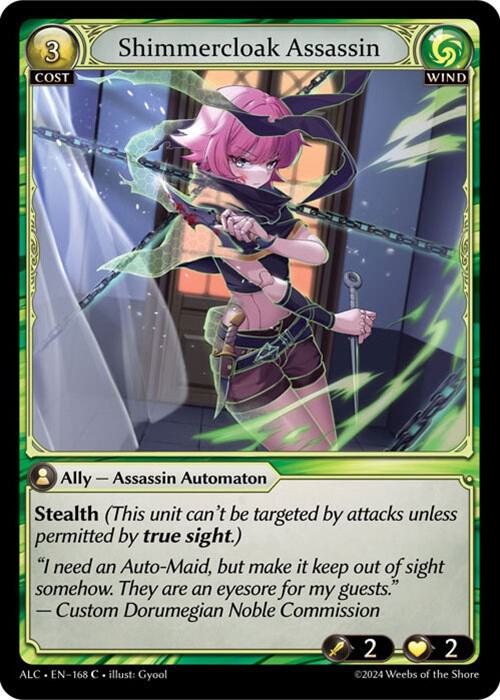 Shimmercloak Assassin - Alchemical Revolution - Grand Archive TCG