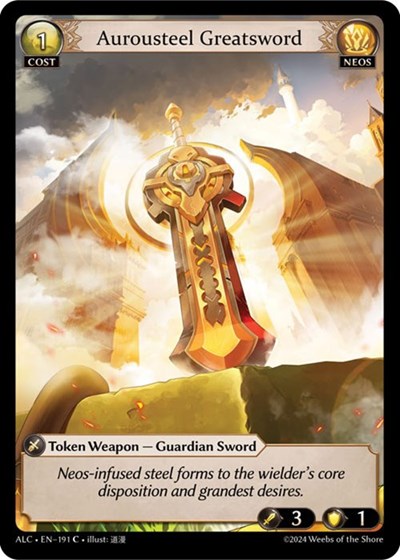 Aurousteel Greatsword card