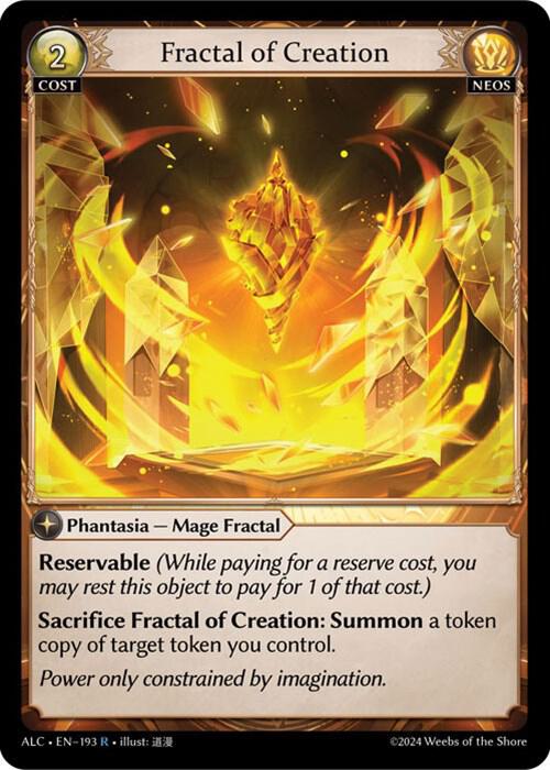 Fractal of Creation - Alchemical Revolution - Grand Archive TCG