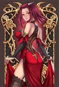 ManaMoon Card Sleeves Standard Blackrose Gown Back Pose Sleeves (70-Pack)