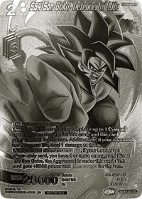 SS4 Son Goku, Defender of Life (2023 Offline Regionals Silver Print) card art