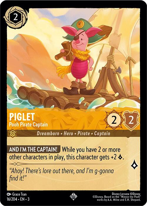 Piglet - Pooh Pirate Captain - Into the Inklands - Disney