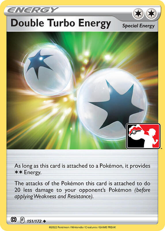 Double Turbo Energy (Cosmos Holo) 151/172 from Prize Pack Series Cards