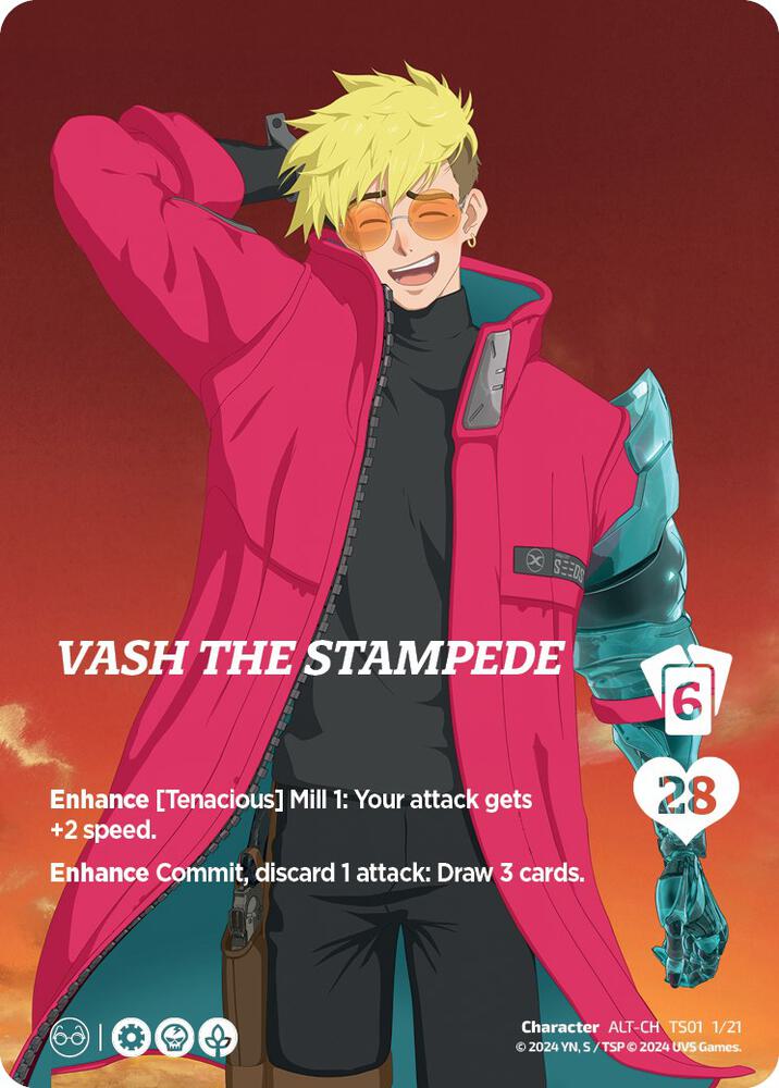 Vash the Stampede (Alternate Art) - Challenger Series: Cowboy