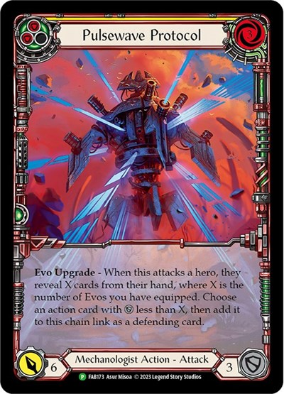 Pulsewave Protocol - FAB173 Flesh and Blood: Promo Cards Promo Flesh and Blood card — value and price