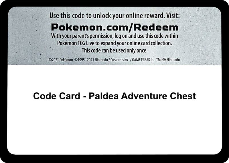 Code Card - Paldea Adventure Chest  from Miscellaneous Cards & Products