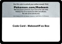 Code Card - Mabosstiff ex Box · Miscellaneous Cards & Products · #— · Normal