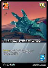 Grasping For Answers