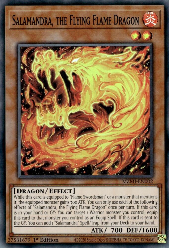 Salamandra, the Flying Flame Dragon - Maze of Millennia - YuGiOh