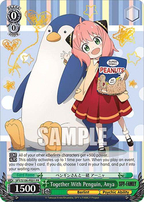Together With Penguin, Anya - SPY x FAMILY - Weiss Schwarz