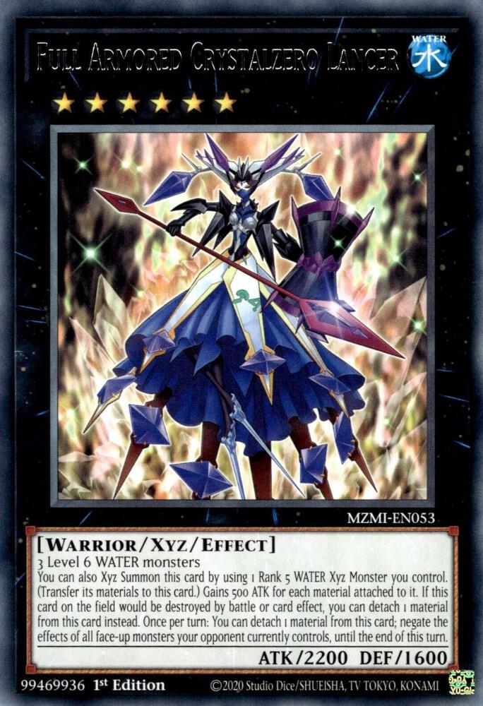XY2 メレシー アンリミ Full Armored Crystalzero Lancer - Maze of Millennia - YuGiOh