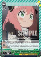 2023 ANYA #078サイン Serious Expression, Anya - SPY x FAMILY - Weiss Schwarz