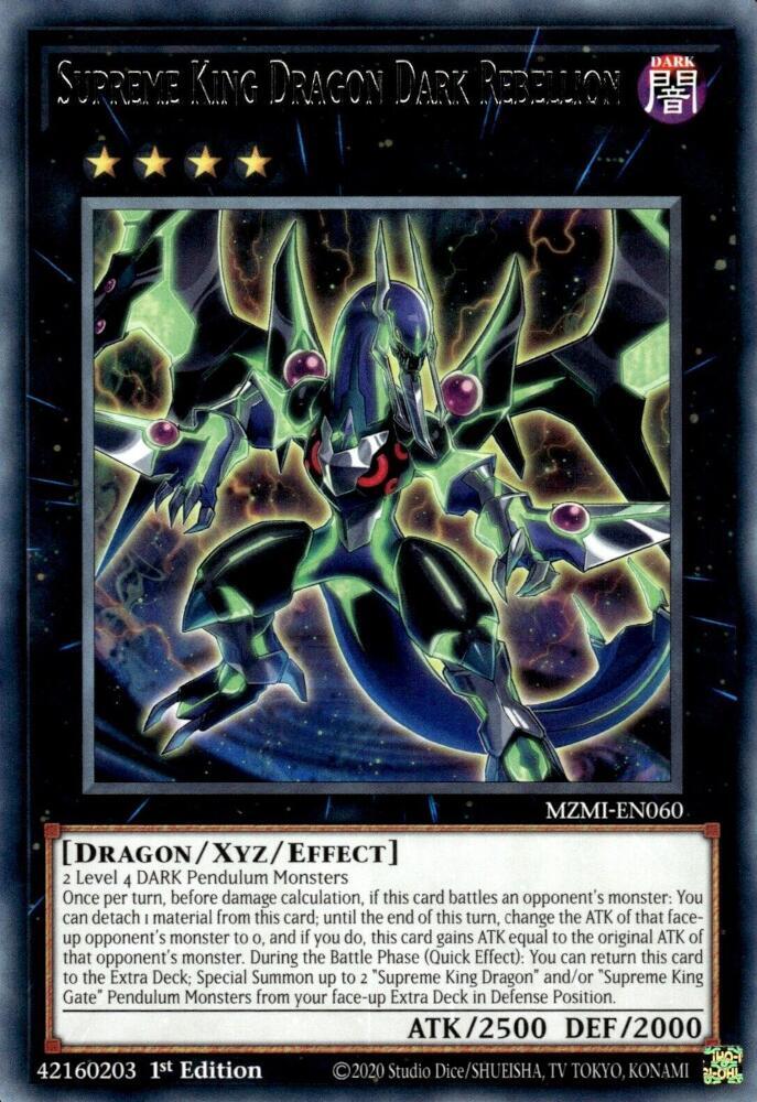 Supreme King Dragon Dark Rebellion - Maze of Millennia - YuGiOh