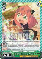 Excited Feeling, Anya (SR) - SPY x FAMILY - Weiss Schwarz