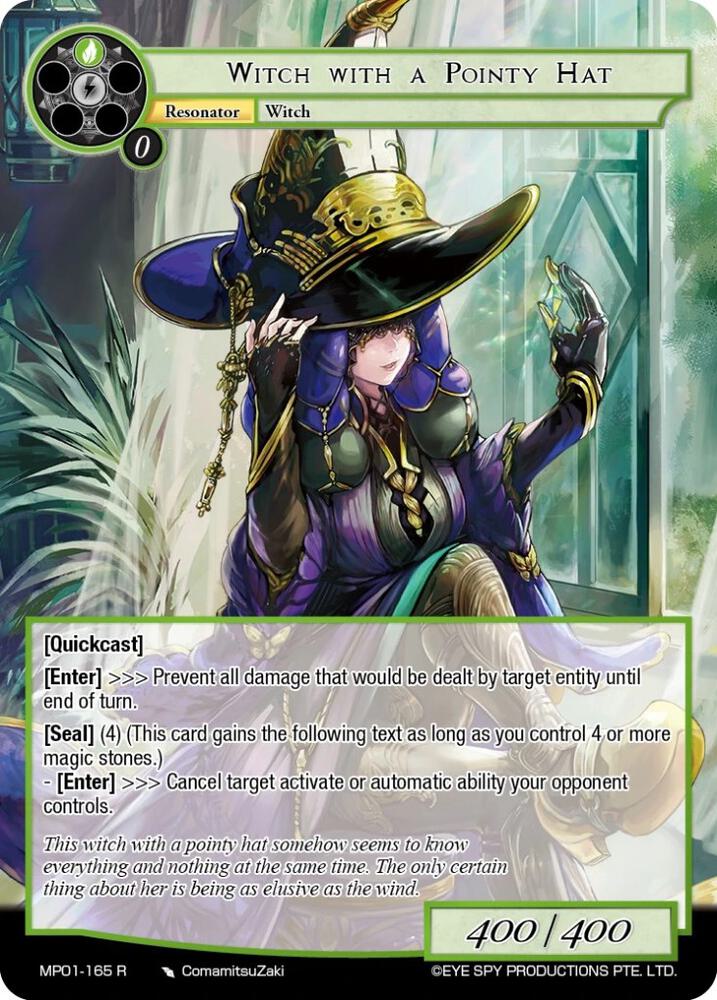 Witch With A Pointy Hat