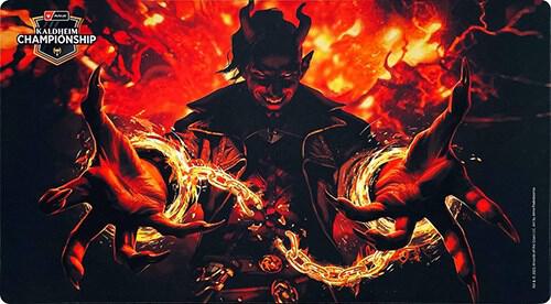 Magic Kaldheim Championship Playmat: Tibalt's Trickery — sealed Magic Promotional product photographed on a white background