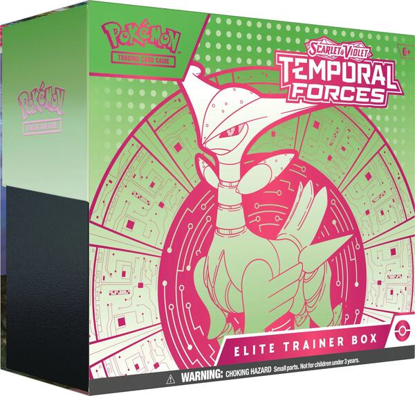 Temporal Forces ポケセン限定エリートトレーナーボックス Temporal Forces Elite Trainer Box [Iron Leaves ex] - SV05