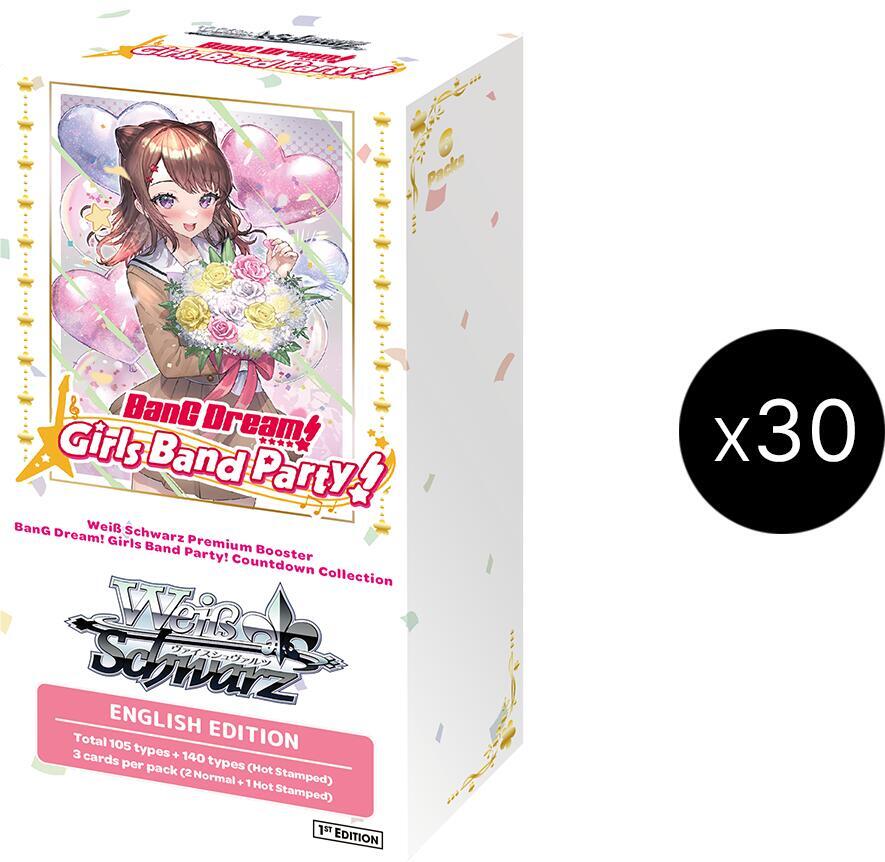 BanG Dream! Girls Band Party! Countdown Collection Premium Booster Box Case