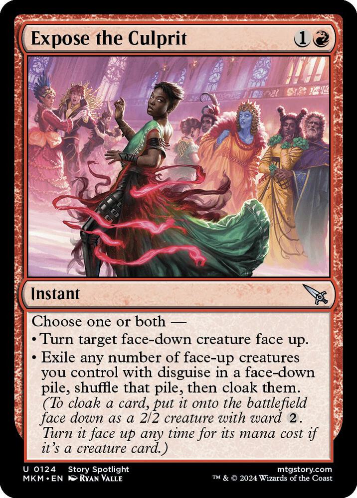 Expose the Culprit 124 card