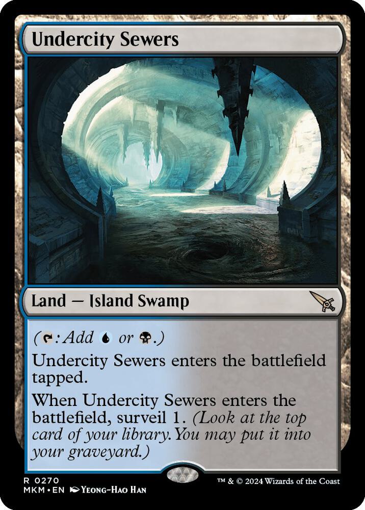 【MTG】地底街の下水道/Undercity Sewers Undercity Sewers - Murders at Karlov Manor - Magic: The