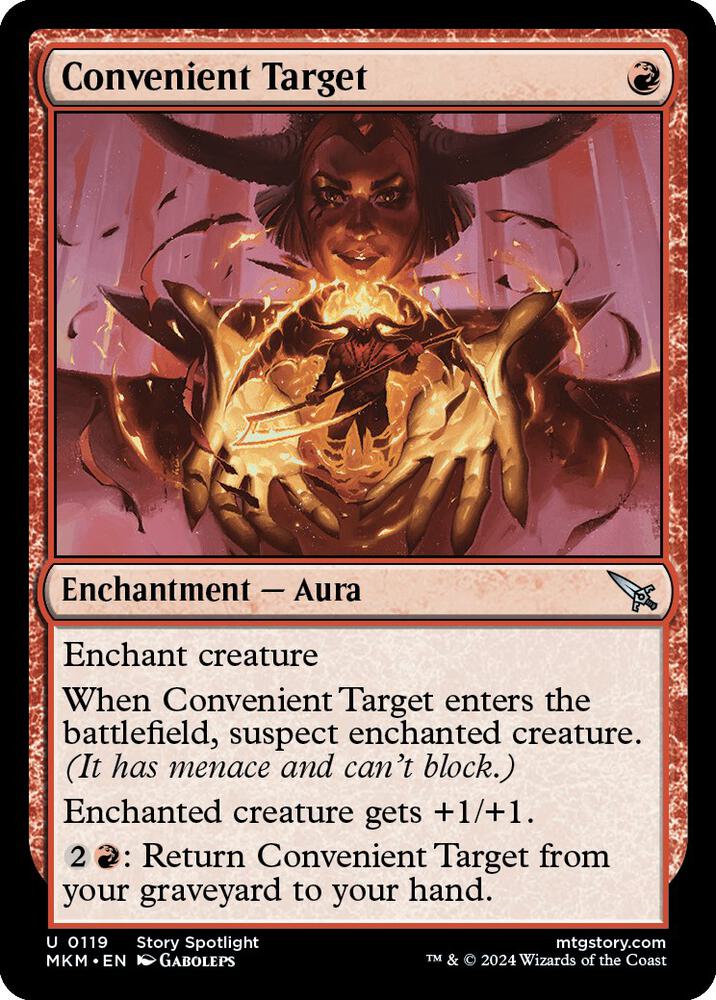 Convenient Target - Murders at Karlov Manor - Magic: The Gathering -  TCGplayer.com