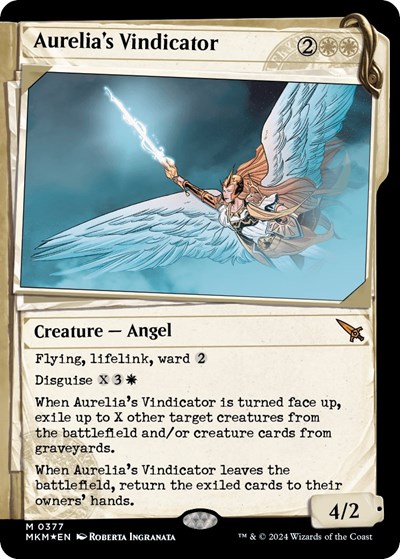 Aurelia's Vindicator (Showcase) (Invisible Ink)