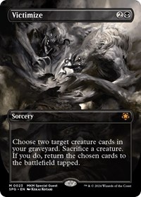 Victimize (Borderless) - Special Guests - Magic: The Gathering card