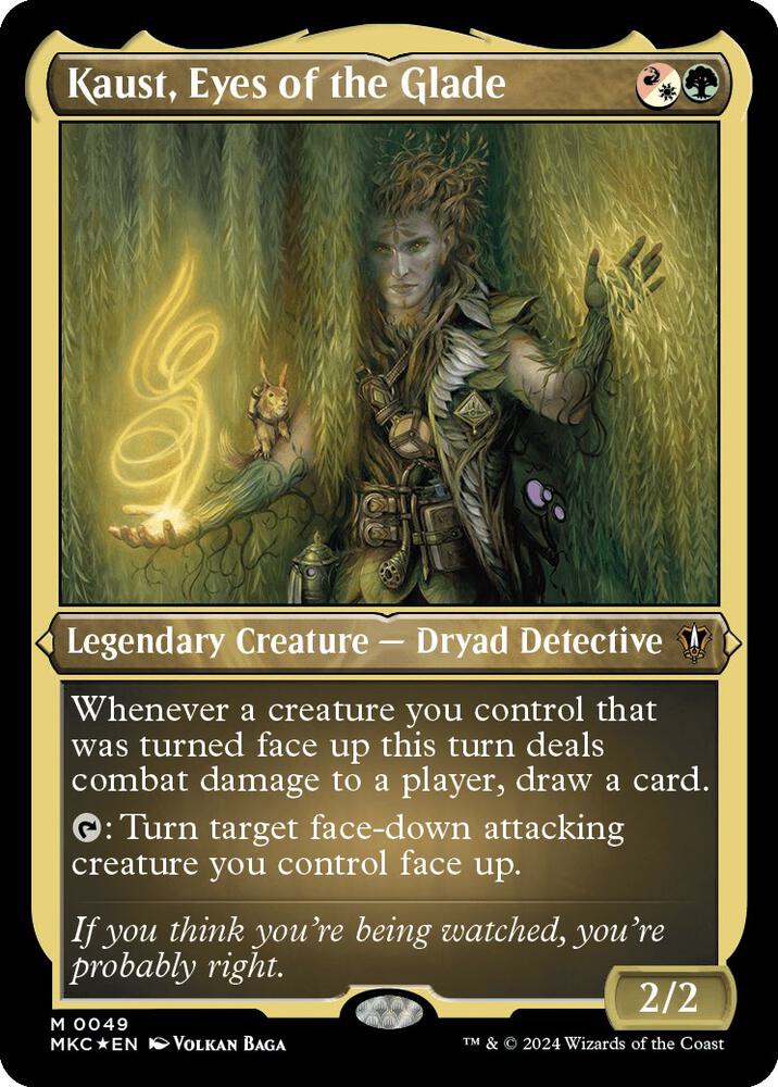 Kaust, Eyes of the Glade (Display Commander) - Thick Stock