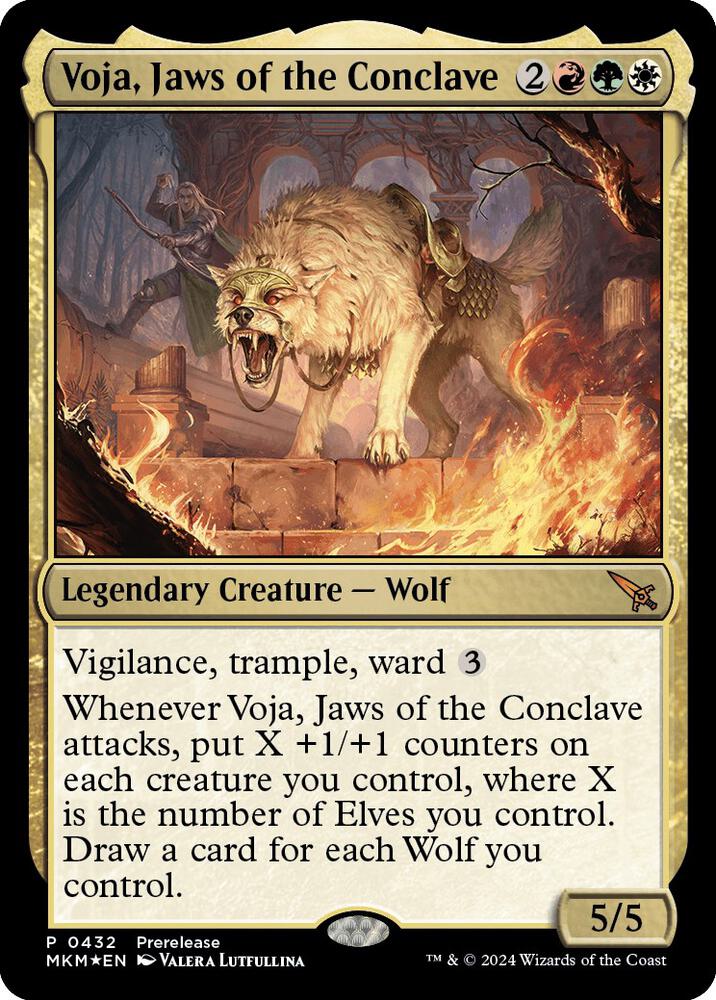Voja, Jaws of the Conclave - Prerelease Cards - Magic: The