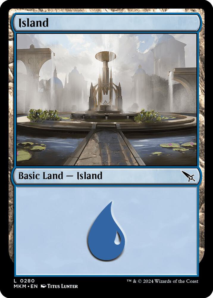 Island (0280) 280 card