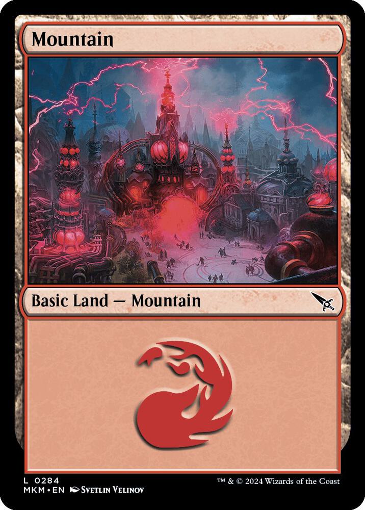 Mountain (0284) 284 card