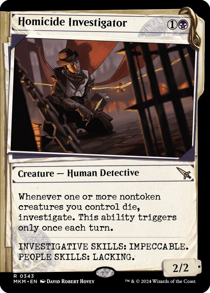Homicide Investigator (Showcase) 343 card
