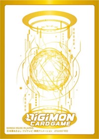 Digimon Card Game Official Sleeves - BANDAI Card Games Fest 23-24 Gold Sleeves ( · Bandai Card Sleeves