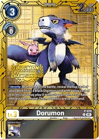 Dorumon - P-070 (Championship 2023 Gold Card Set) - Digimon Promotion Cards - Digimon card