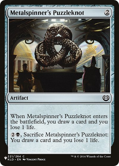 Metalspinner's Puzzleknot (The List) from LIST #KLD-221, Magic: The Gathering card