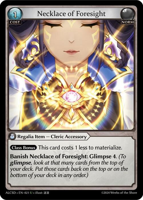Necklace of Foresight - Alchemical Revolution Starter Decks
