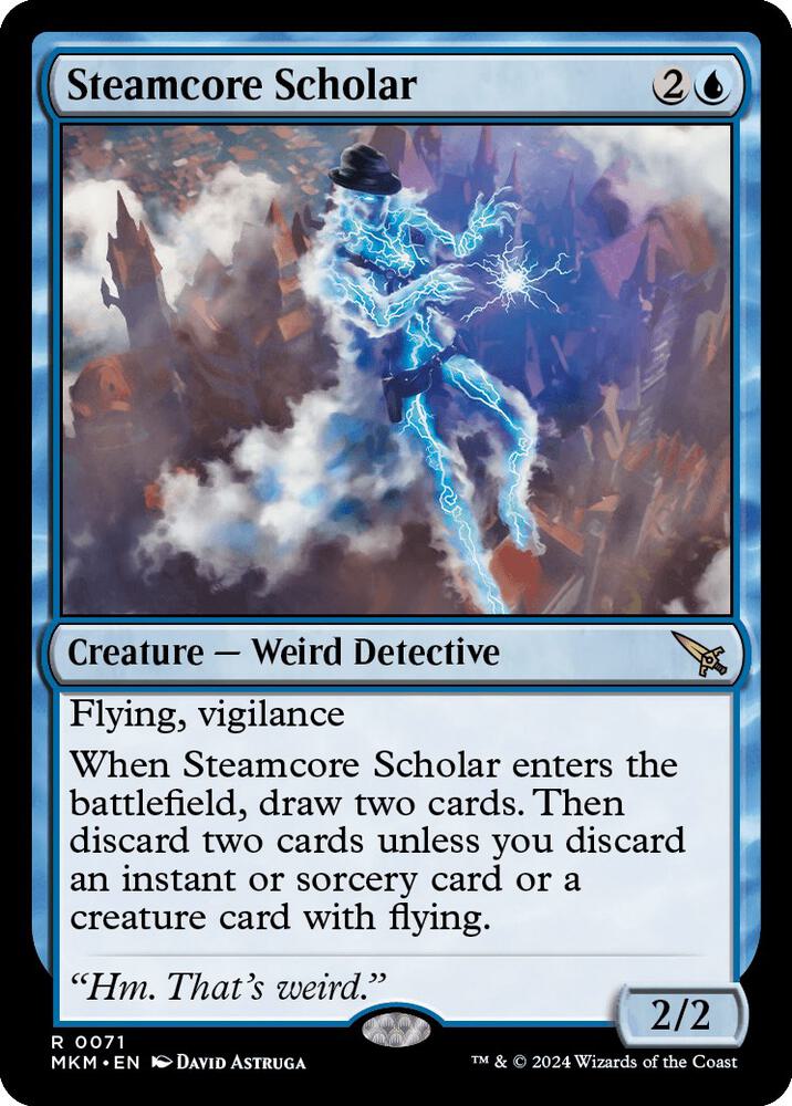 Steamcore Scholar 71 card