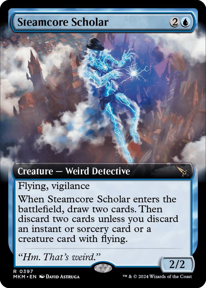 Steamcore Scholar (Extended Art) 397 card