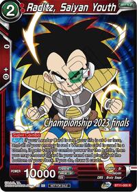 Raditz, Saiyan Youth (2023 Championship Finals Celebration Pack) card art