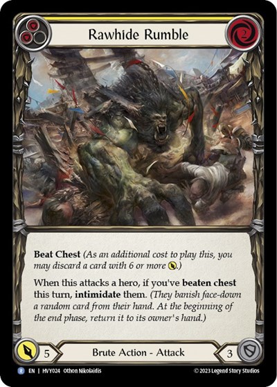 rawhide rumble yellow