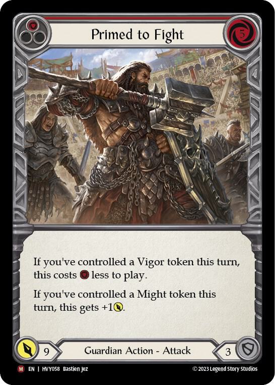 Primed to Fight - Heavy Hitters - Flesh and Blood TCG - TCGplayer.com