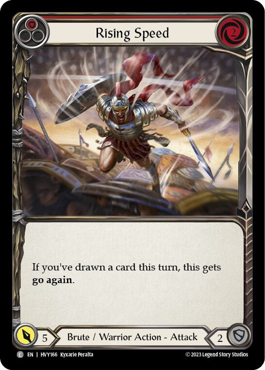 Rising Speed (Red) - Heavy Hitters - Flesh and Blood TCG